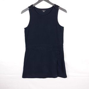Land's End Drop Waist Uniform Dress, Girls 8